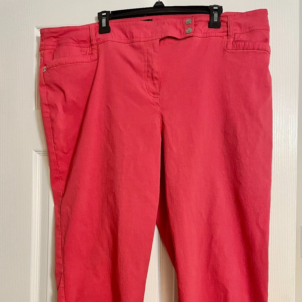Coral Crop Pants
